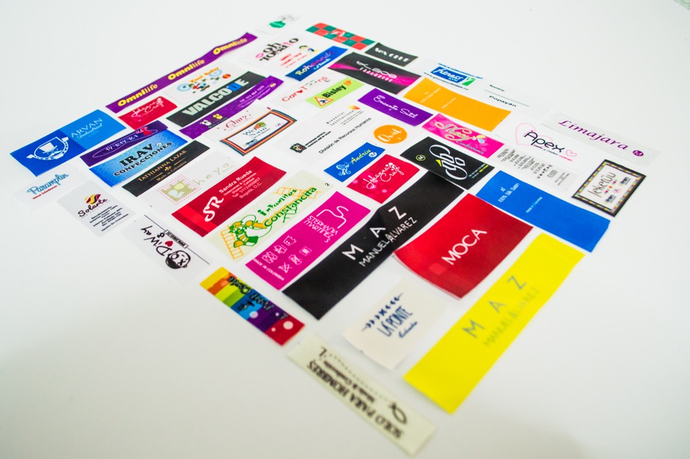 marquillas sobre satin